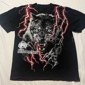 Darc Sport Wolf with Red Lighting T-Shirt